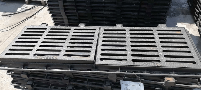 闽清球墨铸铁连体双篦展示